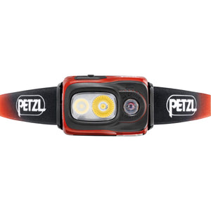 petzl swift rl orange headlamp front
