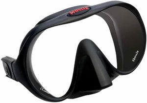 Hollis M1 Frameless Dive Mask with ultra-clear lens and black silicone skirt