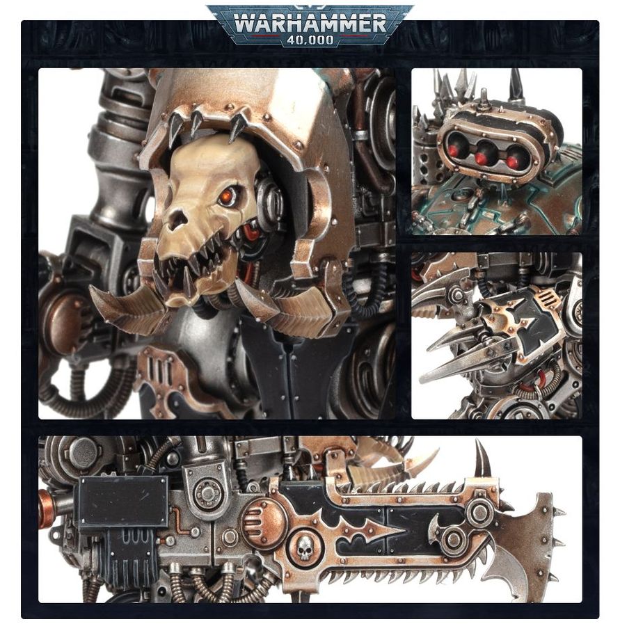 Warhammer 40K Chaos Knights War Dogs - Free Shipping
