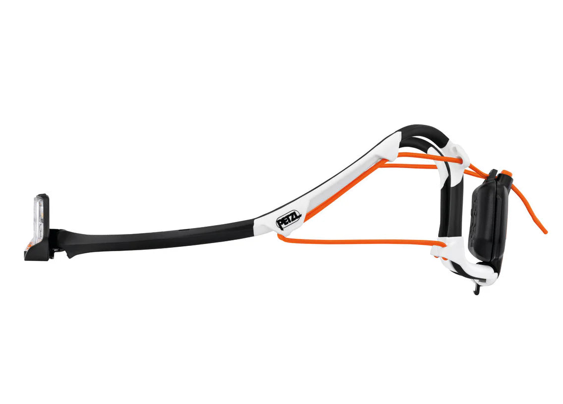Lightweight Petzl IKO CORE headlamp with CORE battery